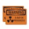 Signmission Radiation & Laser Sign, 7 in H x 10 in W, Plastic, Rectangle OS-2PACK-WS-P-710-L-12951 - alternate 1